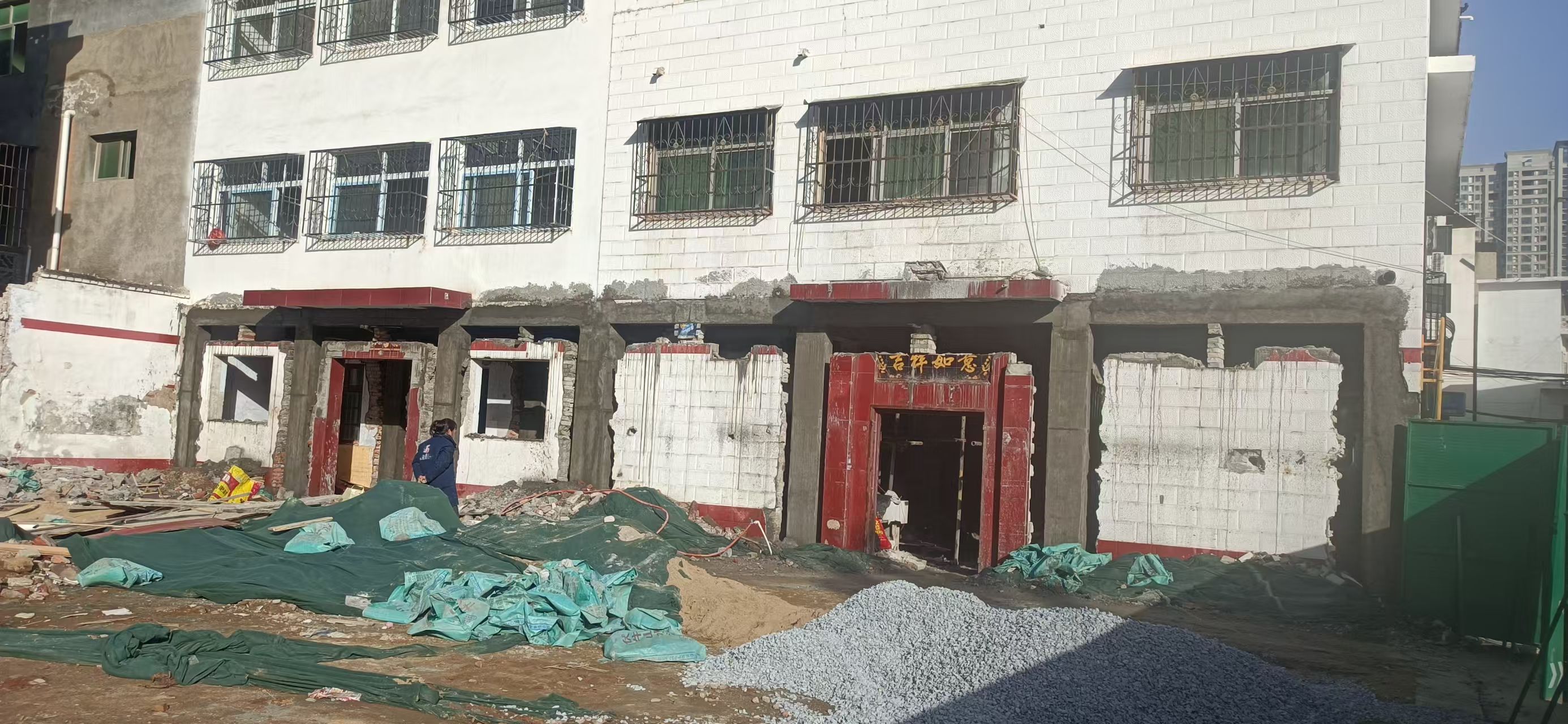 通化市房屋改框架危房加固 - 方案